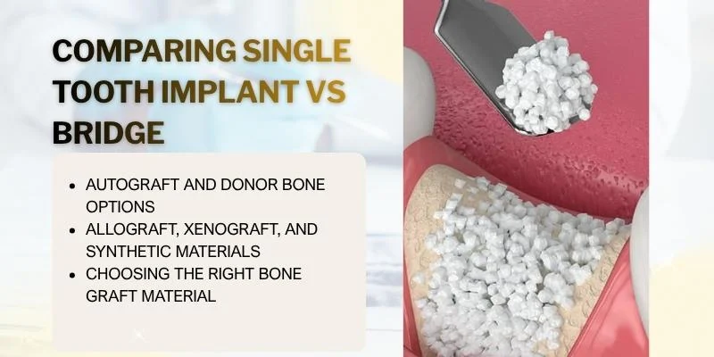Types of Bone Grafts and Materials Used
